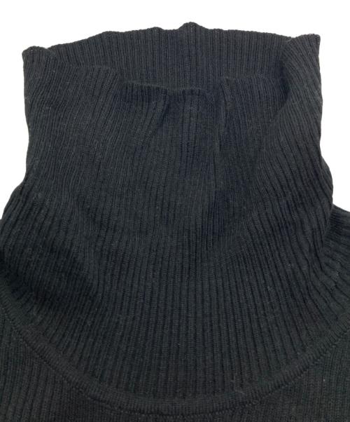 BLUE LABEL CRESTBRIDGE（ブルーレーベルクレストブリッジ）BLUE LABEL CRESTBRIDGE (ブルーレーベルクレストブリッジ) タータンチェック ニットコンビワンピース ブラック サイズ:38の古着・服飾アイテム