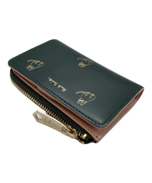 PAUL SMITH（ポールスミス）Paul Smith (ポールスミス) キャットドゥードゥル キーケース グリーン×ピンク サイズ:-の古着・服飾アイテム