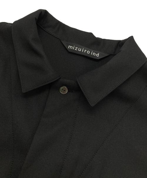 mizuiro-ind（ミズイロインド）mizuiro-ind (ミズイロインド) プルオーバーシャツワンピ ブラック サイズ:SIZE Freeの古着・服飾アイテム