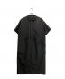 mizuiro-ind（ミズイロインド）の古着「プルオーバーシャツワンピ」｜ブラック
