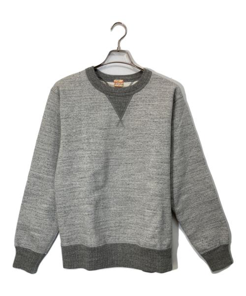 whitesville（ホワイツビル）WHITESVILLE (ホワイツビル) 両Vガゼット ヘヴィーウェイト スウェットシャツ グレー サイズ:Mの古着・服飾アイテム