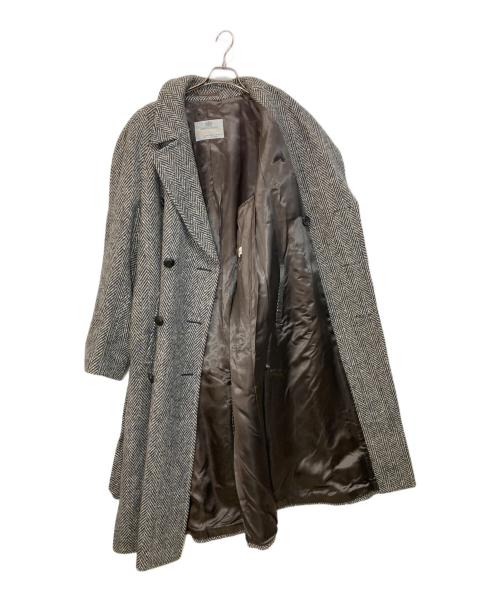 Aquascutum（アクアスキュータム）Aquascutum (アクアスキュータム) ヴィンテージアイリッシュツイードトレンチコート グレー サイズ:Lの古着・服飾アイテム