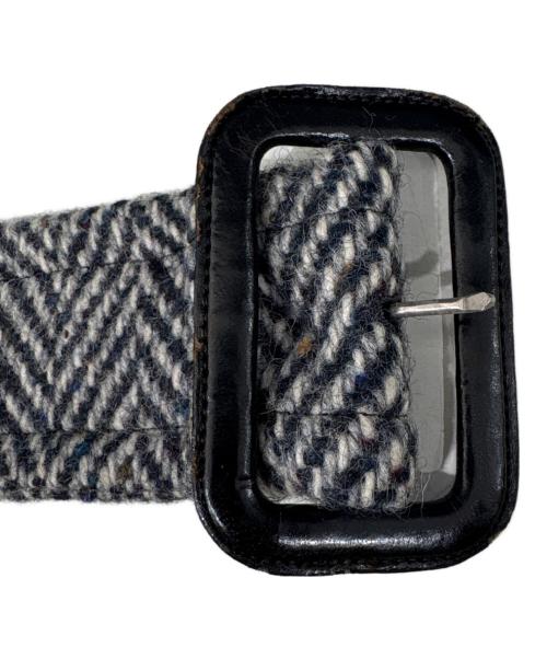 Aquascutum（アクアスキュータム）Aquascutum (アクアスキュータム) ヴィンテージアイリッシュツイードトレンチコート グレー サイズ:Lの古着・服飾アイテム