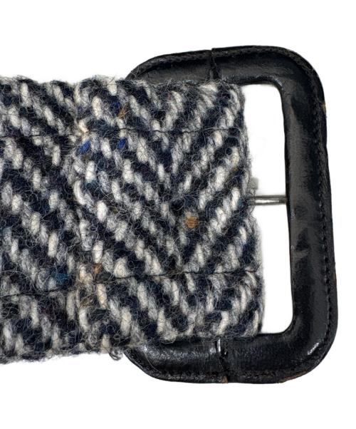 Aquascutum（アクアスキュータム）Aquascutum (アクアスキュータム) ヴィンテージアイリッシュツイードトレンチコート グレー サイズ:Lの古着・服飾アイテム