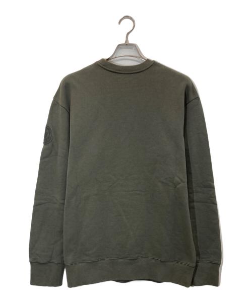 MONCLER GENIUS（モンクレール ジーニアス）MONCLER GENIUS (モンクレール ジーニアス) ロゴプリントクルーネックスウェットトレーナー グレー サイズ:SIZE Lの古着・服飾アイテム