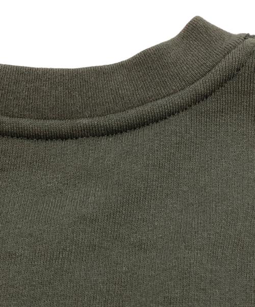 MONCLER GENIUS（モンクレール ジーニアス）MONCLER GENIUS (モンクレール ジーニアス) ロゴプリントクルーネックスウェットトレーナー グレー サイズ:SIZE Lの古着・服飾アイテム