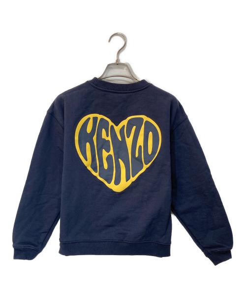 KENZO（ケンゾー）KENZO (ケンゾー) ハートスウェット ネイビー サイズ:XSの古着・服飾アイテム