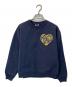 KENZO（ケンゾー）の古着「ハートスウェット」｜ネイビー