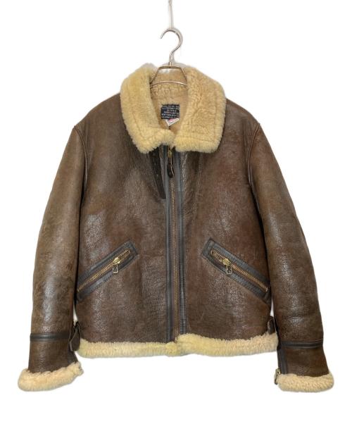 AVIREX（アヴィレックス）AVIREX (アヴィレックス) B-9 ムートンジャケット ブラウン サイズ:42の古着・服飾アイテム