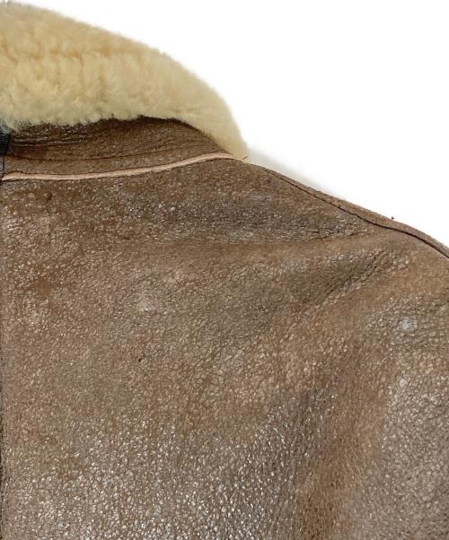 AVIREX（アヴィレックス）AVIREX (アヴィレックス) B-9 ムートンジャケット ブラウン サイズ:42の古着・服飾アイテム