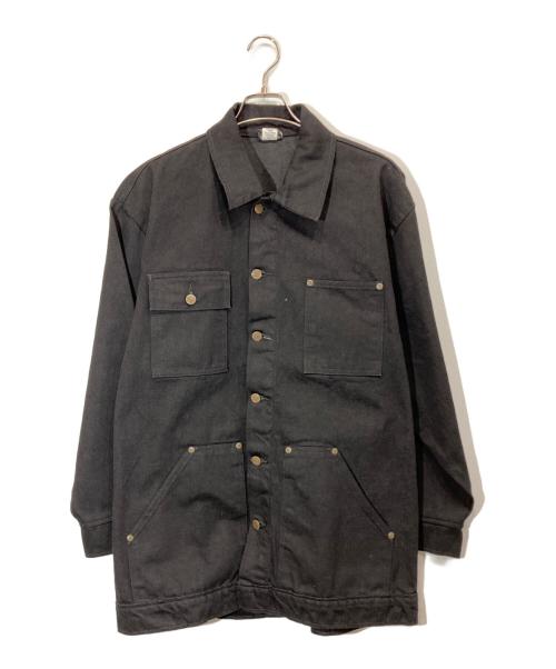 PRSN BLU（プリズンブルー）PRSN BLU (プリズンブルー) カバーオール ブラック サイズ:2の古着・服飾アイテム