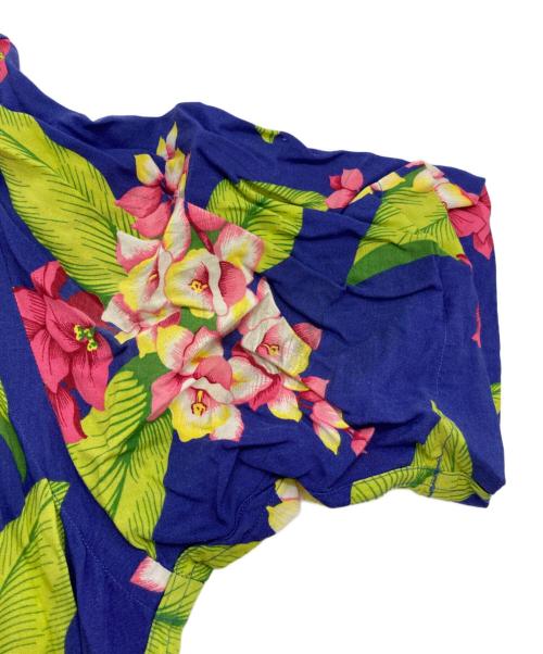 POLO RALPH LAUREN（ポロ・ラルフローレン）POLO RALPH LAUREN (ポロ・ラルフローレン) CALDWELL アロハシャツ ブルー サイズ:Ⅿの古着・服飾アイテム