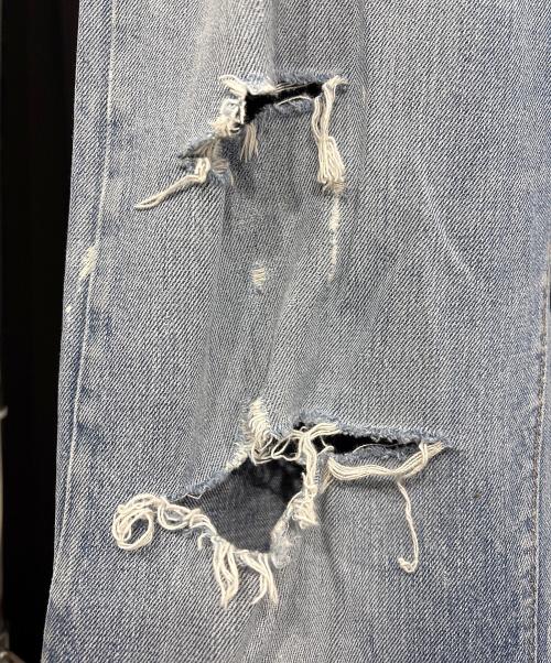 LEVI'S（リーバイス）LEVI'S (リーバイス) リペアダメージデニムパンツ ブルー サイズ:下記参照の古着・服飾アイテム