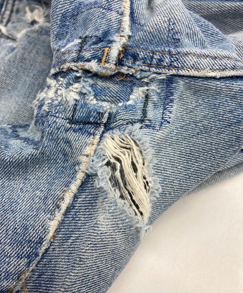 LEVI'S（リーバイス）LEVI'S (リーバイス) リペアダメージデニムパンツ ブルー サイズ:下記参照の古着・服飾アイテム