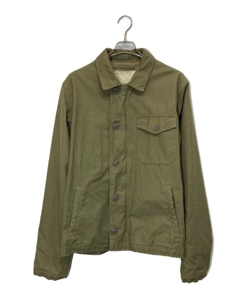 Denim & Supply Ralph Lauren（デニム＆サプライ ラルフローレン）DENIM & SUPPLY RALPH LAUREN (デニム＆サプライ ラルフローレン) バック刺繍ミリタリージャケット カーキ サイズ:XLの古着・服飾アイテム