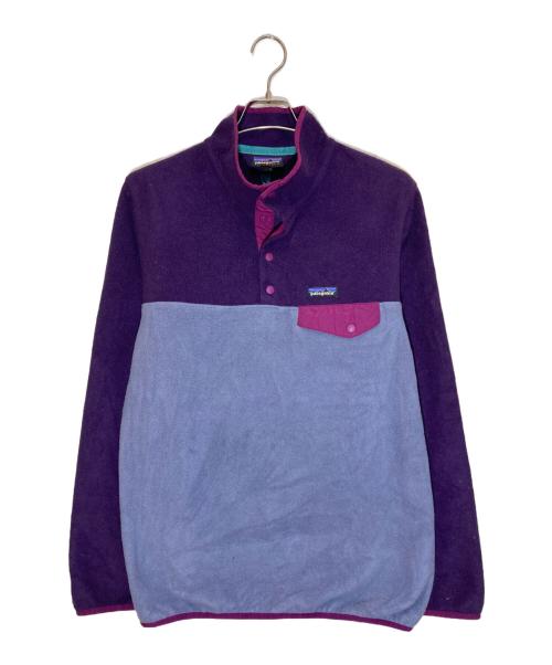 Patagonia（パタゴニア）Patagonia (パタゴニア) ウィメンズ・ライトウェイト・シンチラ・スナップT・プルオーバー パープル サイズ:Lの古着・服飾アイテム