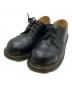Dr.Martens（ドクターマーチン）の古着「3ホールスチールトゥシューズ」｜ブラック