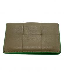 BOTTEGA VENETA（ボッテガベネタ）の古着「二つ折りカードケース」｜ベージュ