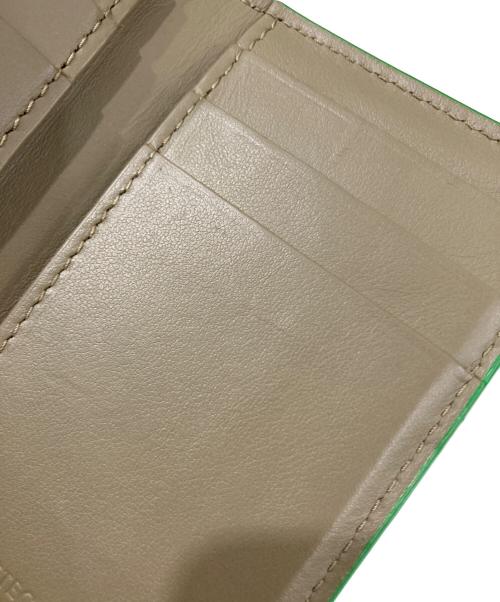 BOTTEGA VENETA（ボッテガベネタ）BOTTEGA VENETA (ボッテガベネタ) 二つ折りカードケース ベージュの古着・服飾アイテム