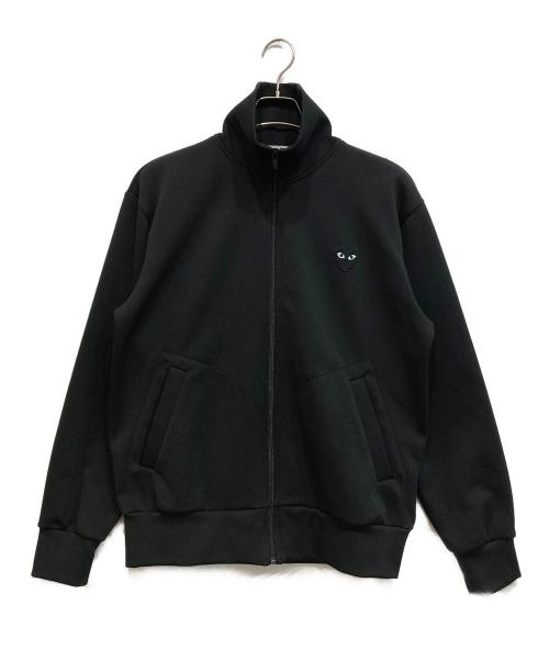 PLAY COMME des GARCONS（プレイコムデギャルソン）PLAY COMME des GARCONS (プレイコムデギャルソン) HEART LOGO TRACK JACKET ブラック サイズ:SIZE Lの古着・服飾アイテム