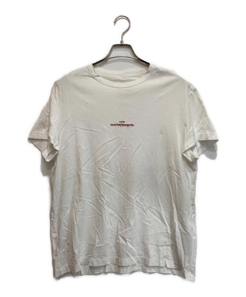 Maison Margiela（メゾンマルジェラ）Maison Margiela (メゾンマルジェラ) ロゴ Tシャツ ホワイト サイズ:46の古着・服飾アイテム