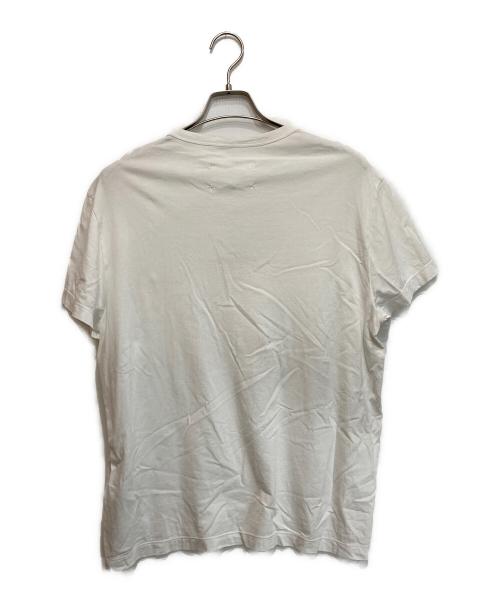 Maison Margiela（メゾンマルジェラ）Maison Margiela (メゾンマルジェラ) ロゴ Tシャツ ホワイト サイズ:46の古着・服飾アイテム