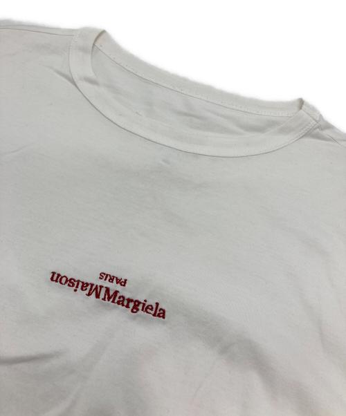 Maison Margiela（メゾンマルジェラ）Maison Margiela (メゾンマルジェラ) ロゴ Tシャツ ホワイト サイズ:46の古着・服飾アイテム