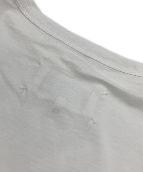 Maison Margiela（メゾンマルジェラ）Maison Margiela (メゾンマルジェラ) ロゴ Tシャツ ホワイト サイズ:46の古着・服飾アイテム