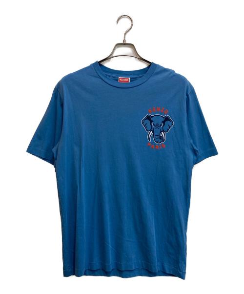KENZO（ケンゾー）KENZO (ケンゾー) エレファントプリントtシャツ ブルー サイズ:Sの古着・服飾アイテム