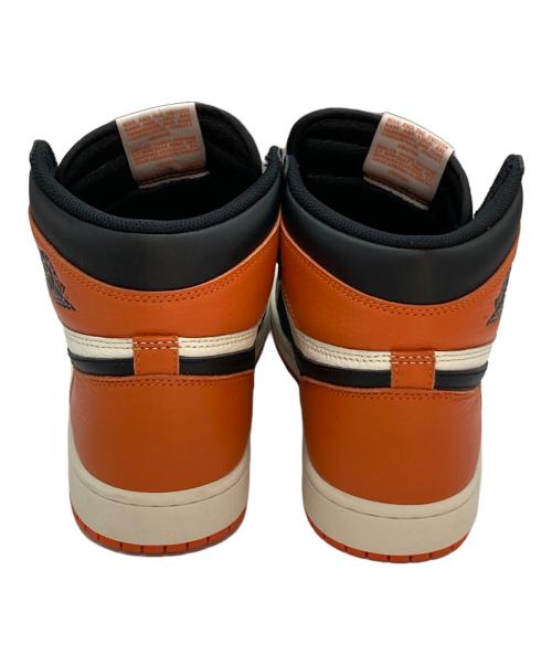 NIKE（ナイキ）NIKE (ナイキ) Air Jordan 1 Retro High OG ブラック×オレンジ サイズ:27cmの古着・服飾アイテム