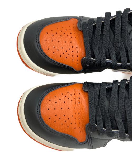 NIKE（ナイキ）NIKE (ナイキ) Air Jordan 1 Retro High OG ブラック×オレンジ サイズ:27cmの古着・服飾アイテム