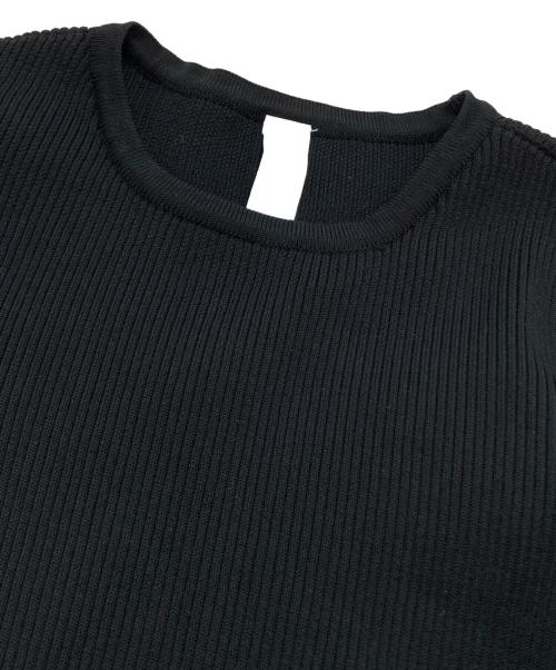 CFCL（シーエフシーエル）CFCL (シーエフシーエル) POTTERY SHORT SLEEVE FLARE TOP ブラック サイズ:SIZE Freeの古着・服飾アイテム