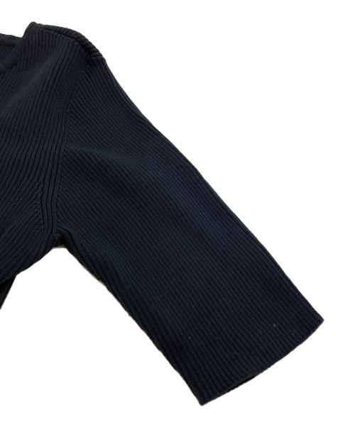 CFCL（シーエフシーエル）CFCL (シーエフシーエル) POTTERY SHORT SLEEVE FLARE TOP ブラック サイズ:SIZE Freeの古着・服飾アイテム