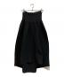 CFCL（シーエフシーエル）の古着「POTTERY ROUNDED HEM SKIRT」｜ブラック