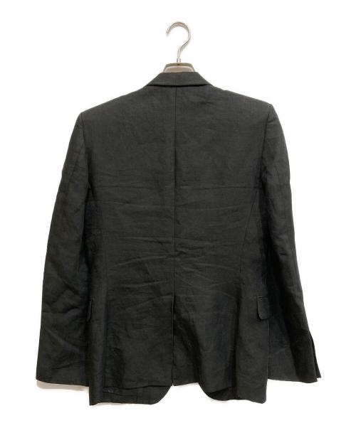 JOHN LAWRENCE SULLIVAN（ジョン ローレンス サリバン）JOHN LAWRENCE SULLIVAN (ジョン ローレンス サリバン) リネンテーラードジャケット ブラック サイズ:36の古着・服飾アイテム