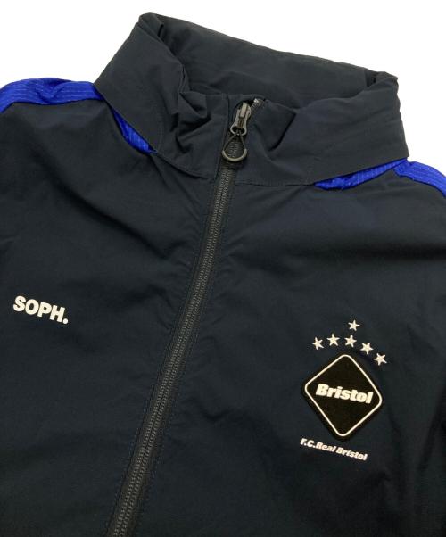 F.C.R.B.（エフシーレアルブリストル）F.C.R.B. (エフシーレアルブリストル) STRETCH LIGHT WEIGHT HOODED BLOUSON ネイビー サイズ:XLの古着・服飾アイテム