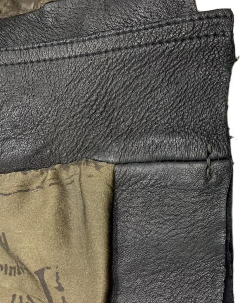 14th addiction（フォーティーンスアディクション）14th addiction (フォーティーンスアディクション) シープスキンテーラードジャケット ブラック サイズ:2の古着・服飾アイテム