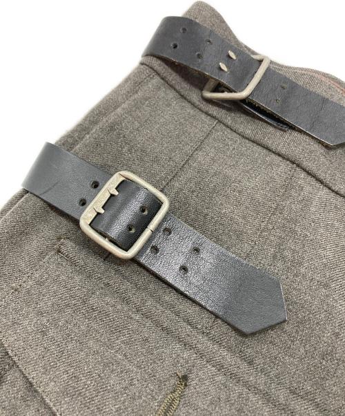 NIGEL CABOURN WOMAN（ナイジェルケーボン ウーマン）NIGEL CABOURN WOMAN (ナイジェルケーボン ウーマン) ウールキルトスカート グレー サイズ:SIZE 8の古着・服飾アイテム