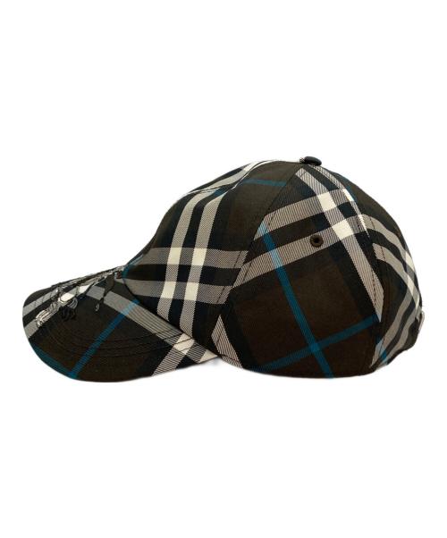 BURBERRY（バーバリー）BURBERRY (バーバリー) チェック EKD ツイル ベースボールキャップ ブラウン サイズ:Lの古着・服飾アイテム