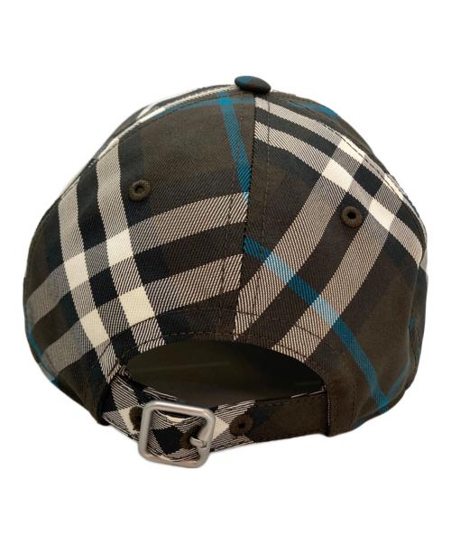 BURBERRY（バーバリー）BURBERRY (バーバリー) チェック EKD ツイル ベースボールキャップ ブラウン サイズ:Lの古着・服飾アイテム