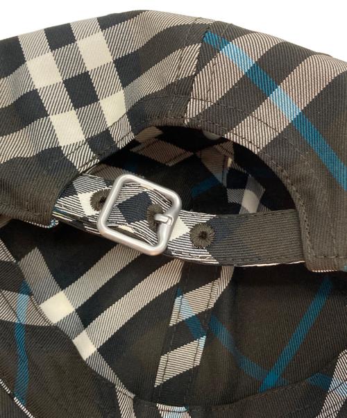 BURBERRY（バーバリー）BURBERRY (バーバリー) チェック EKD ツイル ベースボールキャップ ブラウン サイズ:Lの古着・服飾アイテム