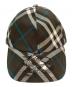 BURBERRY（バーバリー）の古着「チェック EKD ツイル ベースボールキャップ」｜ブラウン