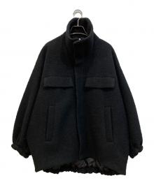 IENA（イエナ）の古着「プードルボンディングブルゾンコート」｜ブラック
