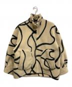 Ameriアメリ）の古着「2WAY REVERSIBLE BOA JACKET」｜ベージュ×ブラック