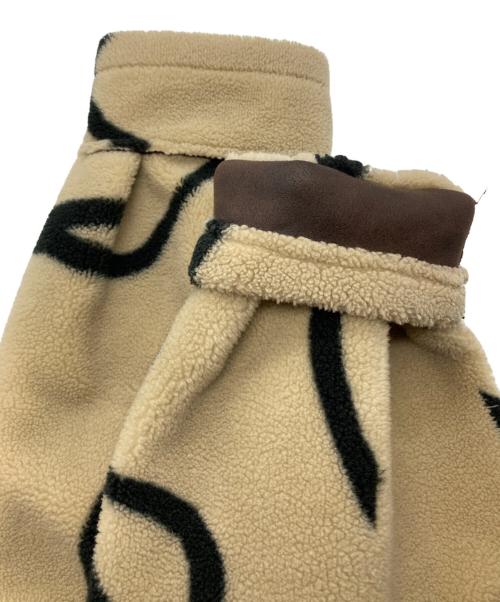 Ameri（アメリ）AMERI (アメリ) 2WAY REVERSIBLE BOA JACKET ベージュ×ブラック サイズ:Freeの古着・服飾アイテム