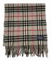 Burberry's（バーバリー）の古着「ノヴァチェックカシミヤマフラー」｜グレー