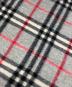 中古・古着 Burberry's (バーバリー) ノヴァチェックカシミヤマフラー グレー：6000円