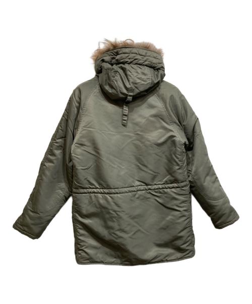 HOUSTON（ヒューストン）HOUSTON (ヒューストン) N-3B FLIGHT JACKET カーキ サイズ:Mの古着・服飾アイテム