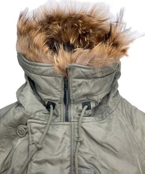 HOUSTON（ヒューストン）HOUSTON (ヒューストン) N-3B FLIGHT JACKET カーキ サイズ:Mの古着・服飾アイテム