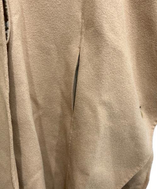 IENA（イエナ）IENA (イエナ) ダブルフェイス デザインマント ブラウン サイズ:FREEの古着・服飾アイテム